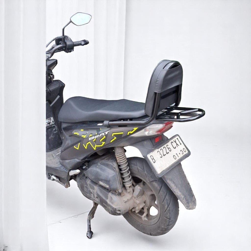 Bergaransi Sandaran Jok Motor Beat Delux Beat Street Beat Fi Beat Karbu Sandaran Jok Motor Beat Baru