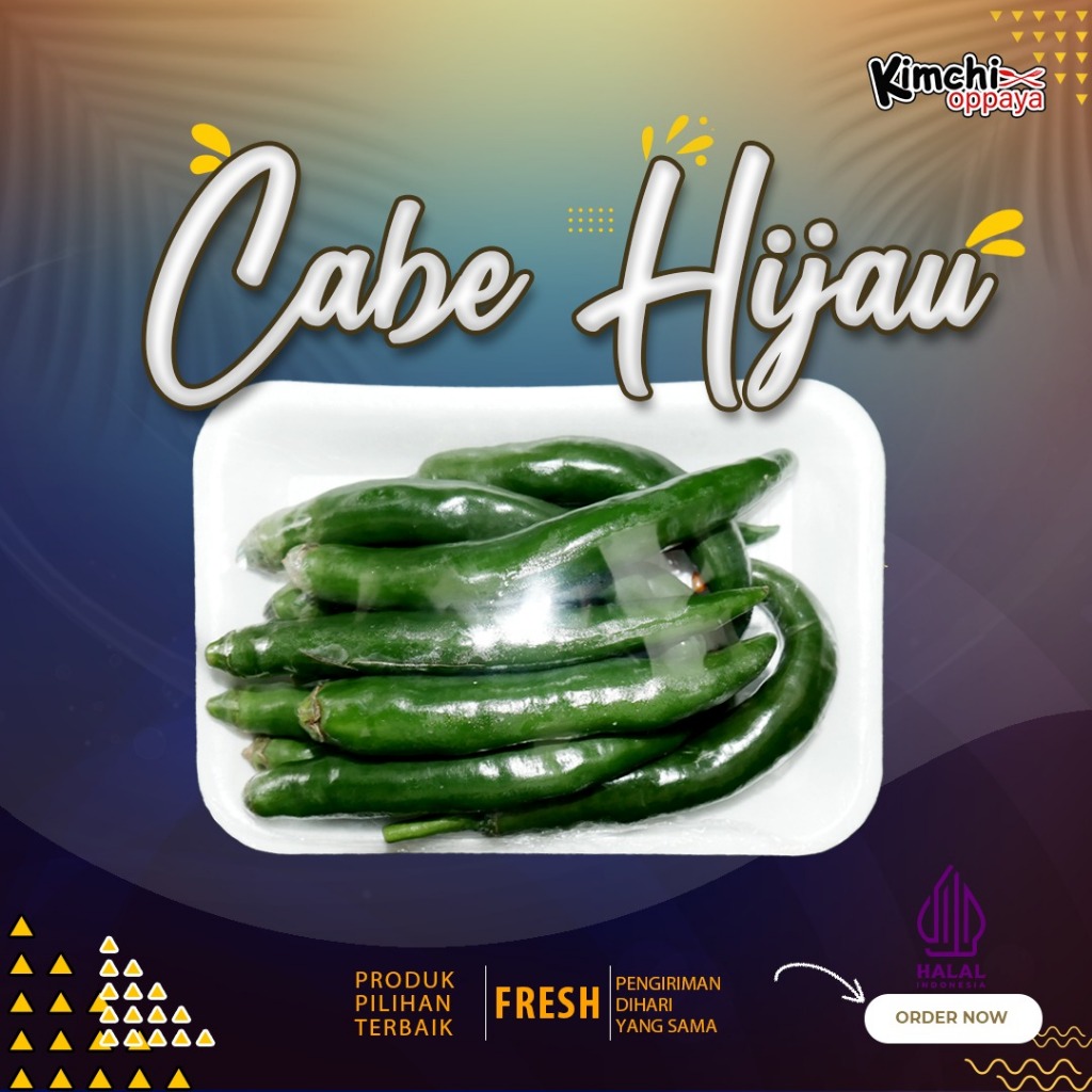 

Cabe Ijo Besar 300gr — Cocok Buat BBQ Korea & Cocolan Ssamjang