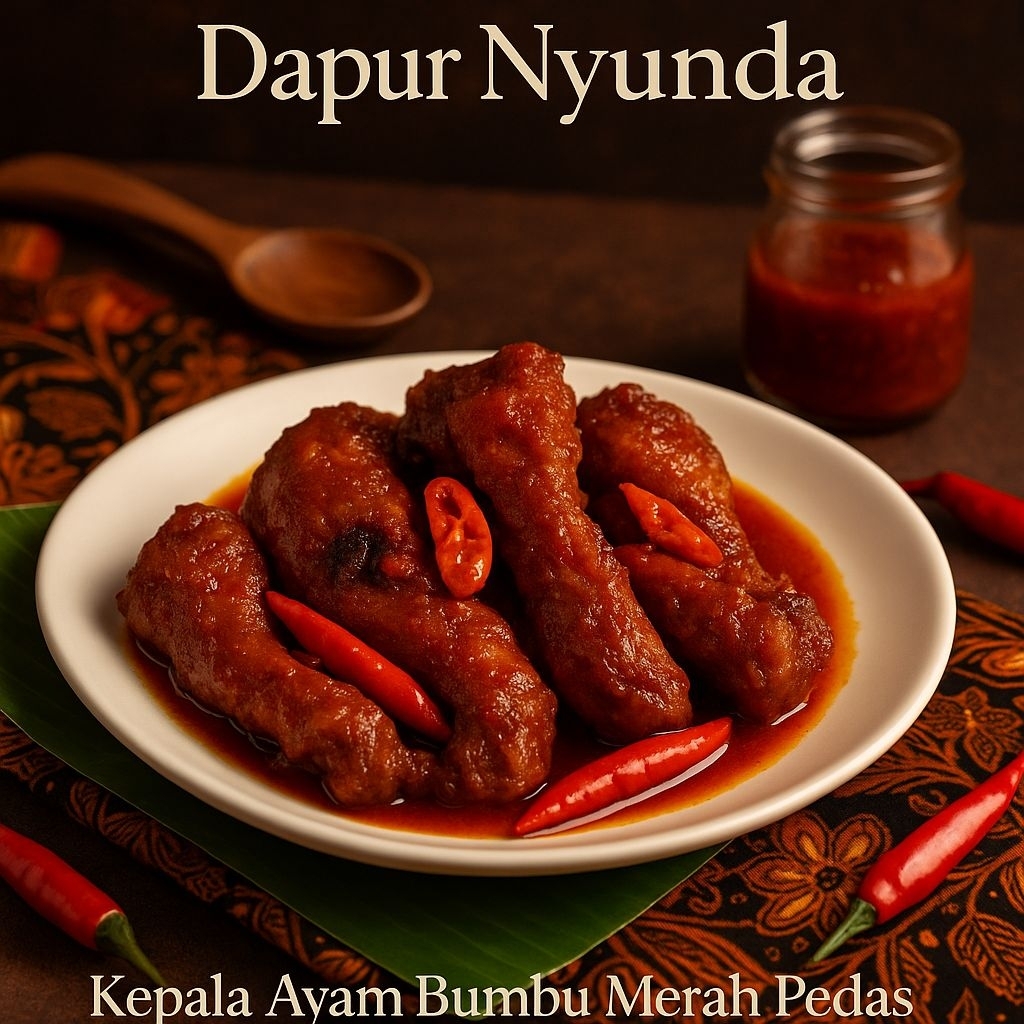 

Kepala Ayam Bumbu Merah Pedas | Masakan Rumahan Enak Siap Makan - Dapur Nyunda