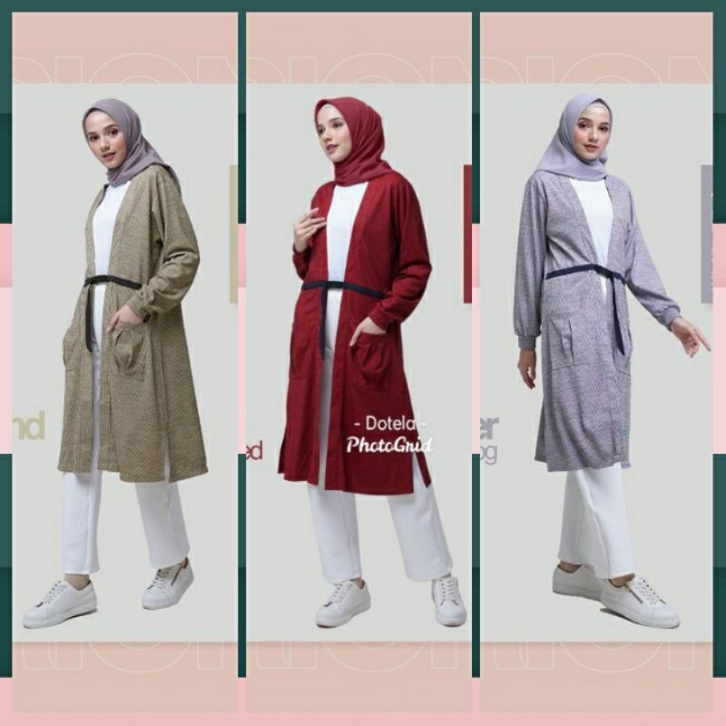 OUTER ALNITA ARIONA CARDIGAN ALNITA OUTER WANITA DEWASA