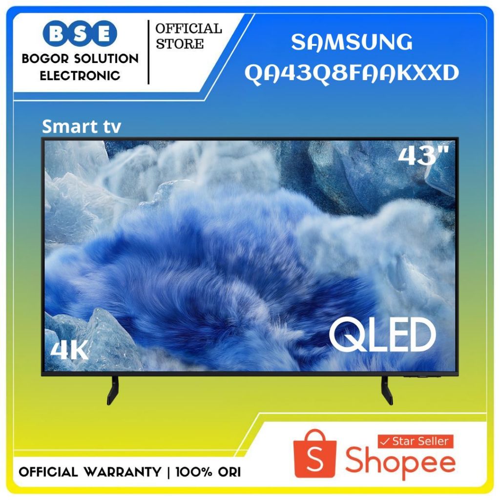 Samsung QA43Q8FAAKXXD QLED Smart TV 4K 43Q8F Samsung QA43Q8F Samsung qled tv 43Q8F