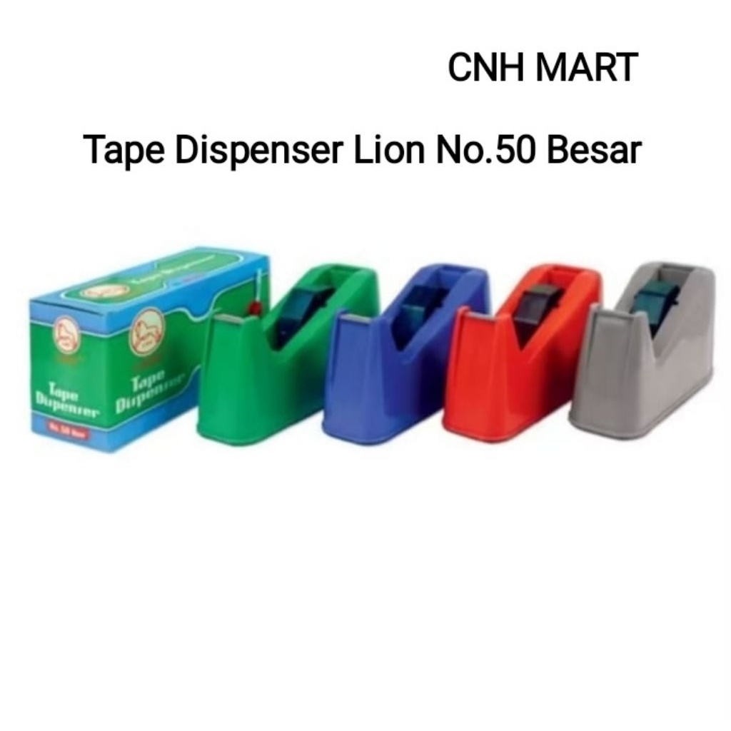 

Dispenser Lion Besar No.50 - Tempat Isolasi - Dispenser Selotif Lion No.50