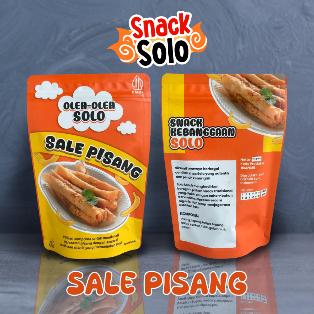 

Sale Pisang Snack Camilan 50 gram | Oleh-oleh solo | Snack Solo