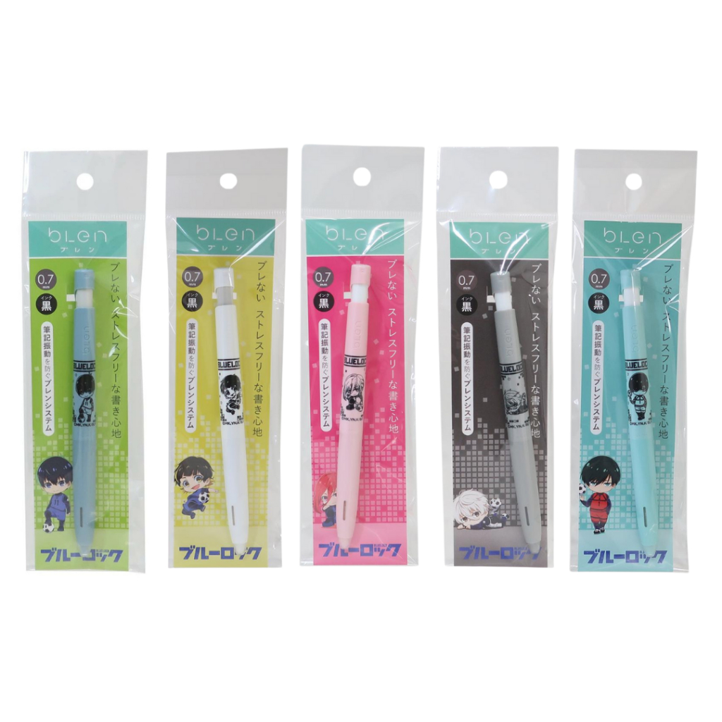 

Zebra bLen Blue Lock Rin Itoshi Nagi Seishiro Anime Ballpoint Ink Pen 0.7mm Pulpen Limited Edition