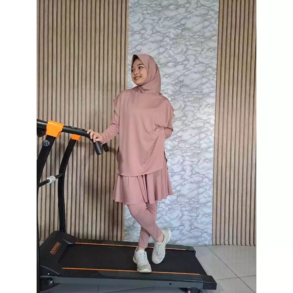 Setelan Olahraga Muslim Baju Senam Muslim Setelan baju Olahraga Wanita Muslim Nazwa
