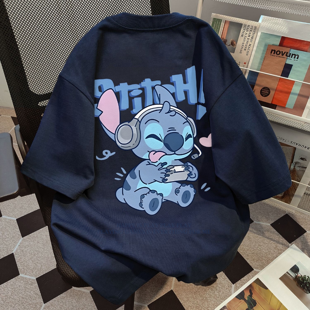 TERBARU FORTEID BIRU LAUT T-SHIRT LENGAN PENDEK BAJU KAOS OVERSIZE WANITA BAJU KAUS WANITA KOREA