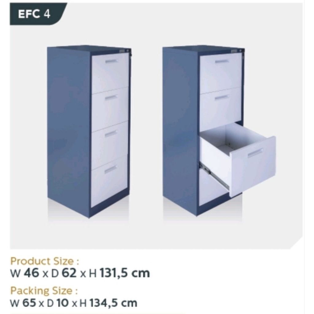 Lemari Arsip/Lemari kantor/Lemari Besi Drawer Emporium EFC Cabinet