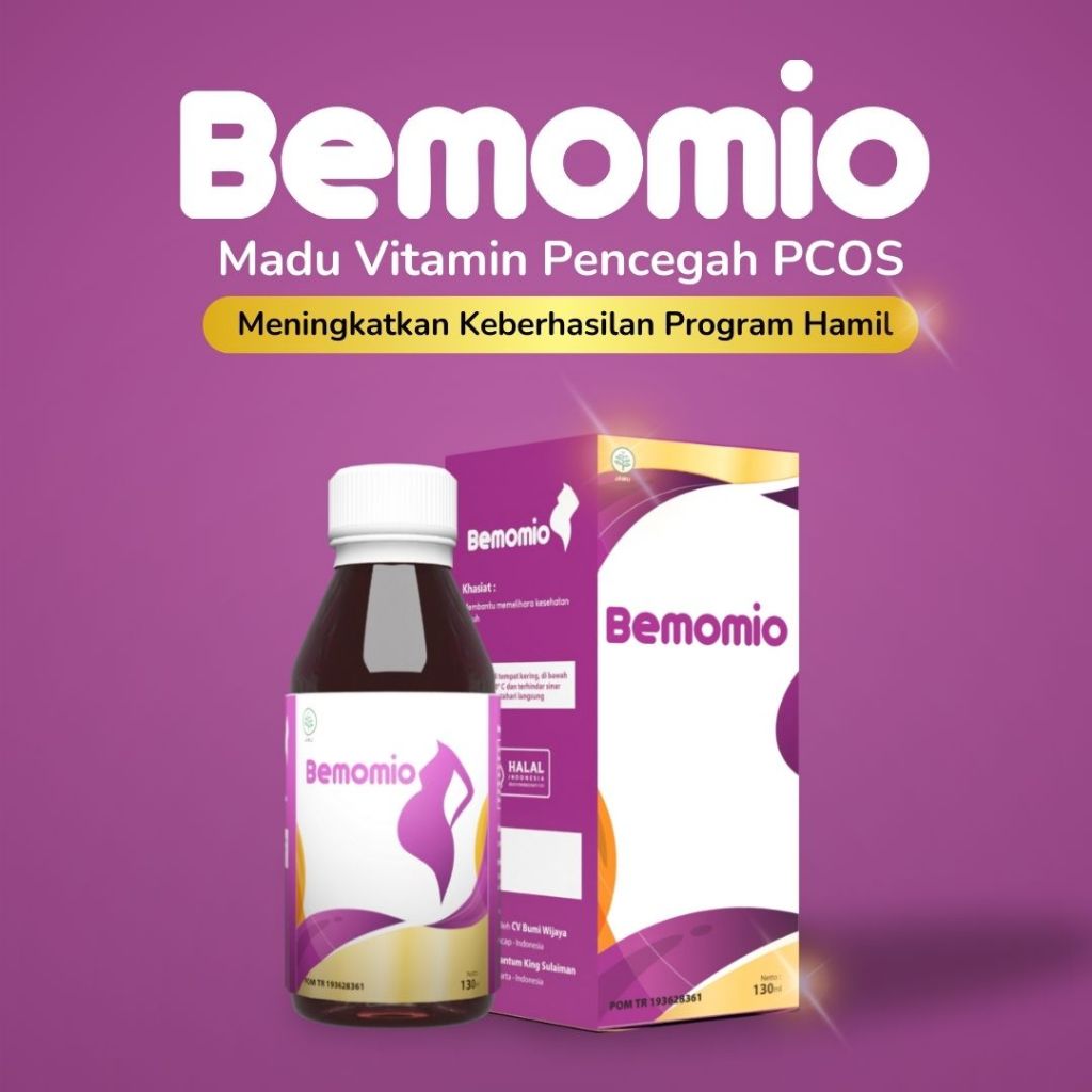 Bemomio - Vitamin Herbal Bantu Mencegah PCOS Dan Memperlancar Program Hamil / Bemomio Promil