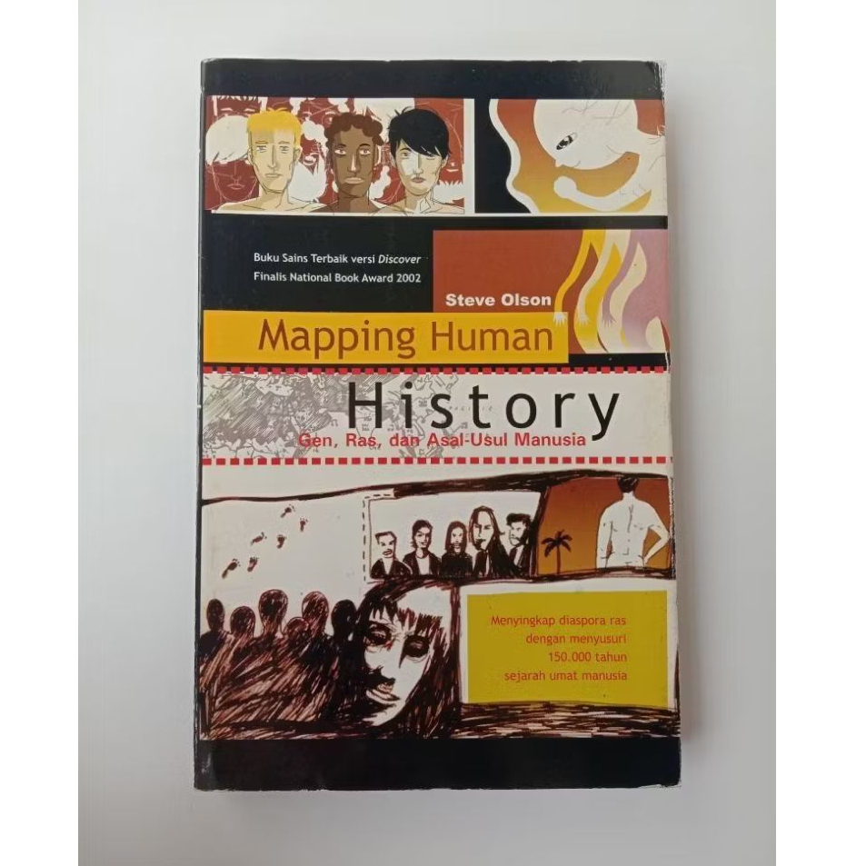 Buku Sejarah Mapping Human History Gen Ras dan Asal-Usul Manusia Karya Steve Olson