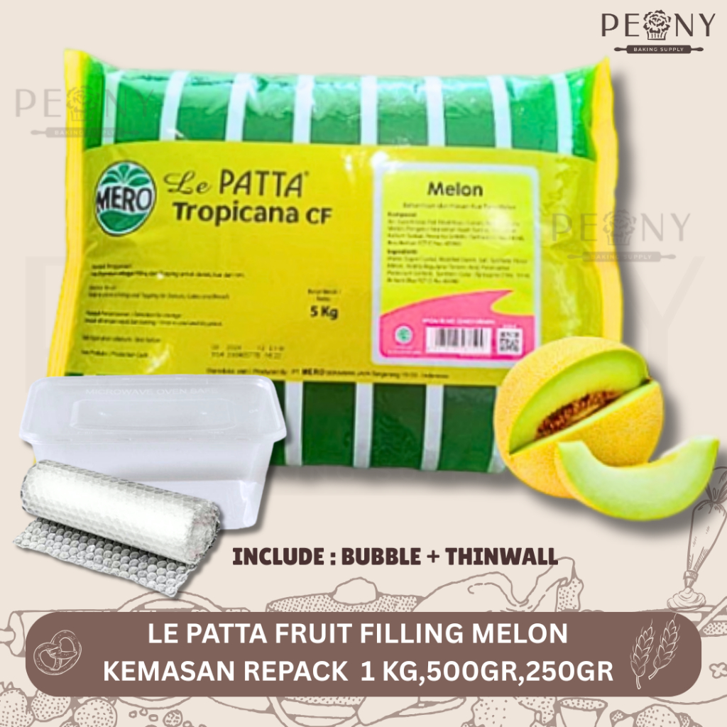 

LE PATTA FRUIT FILLING MELON / SELAI MELON HALUS KEMASAN ECER