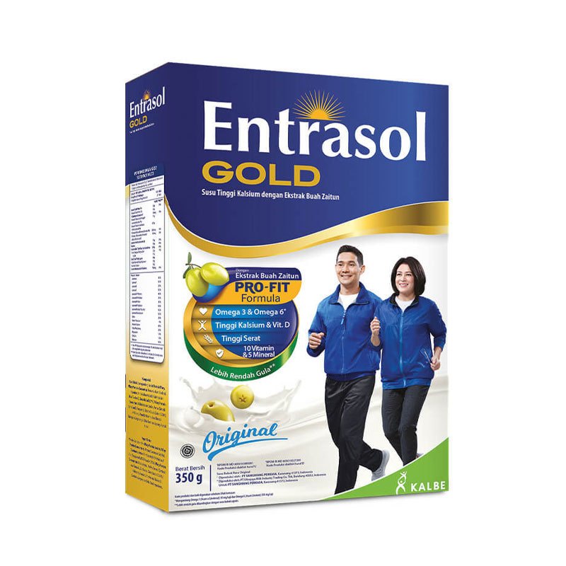 

Entrasol Gold Coklat, Vanila, Original 185gram