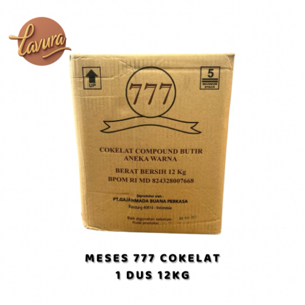 

777 Meses Cokelat Butiran 12 kg