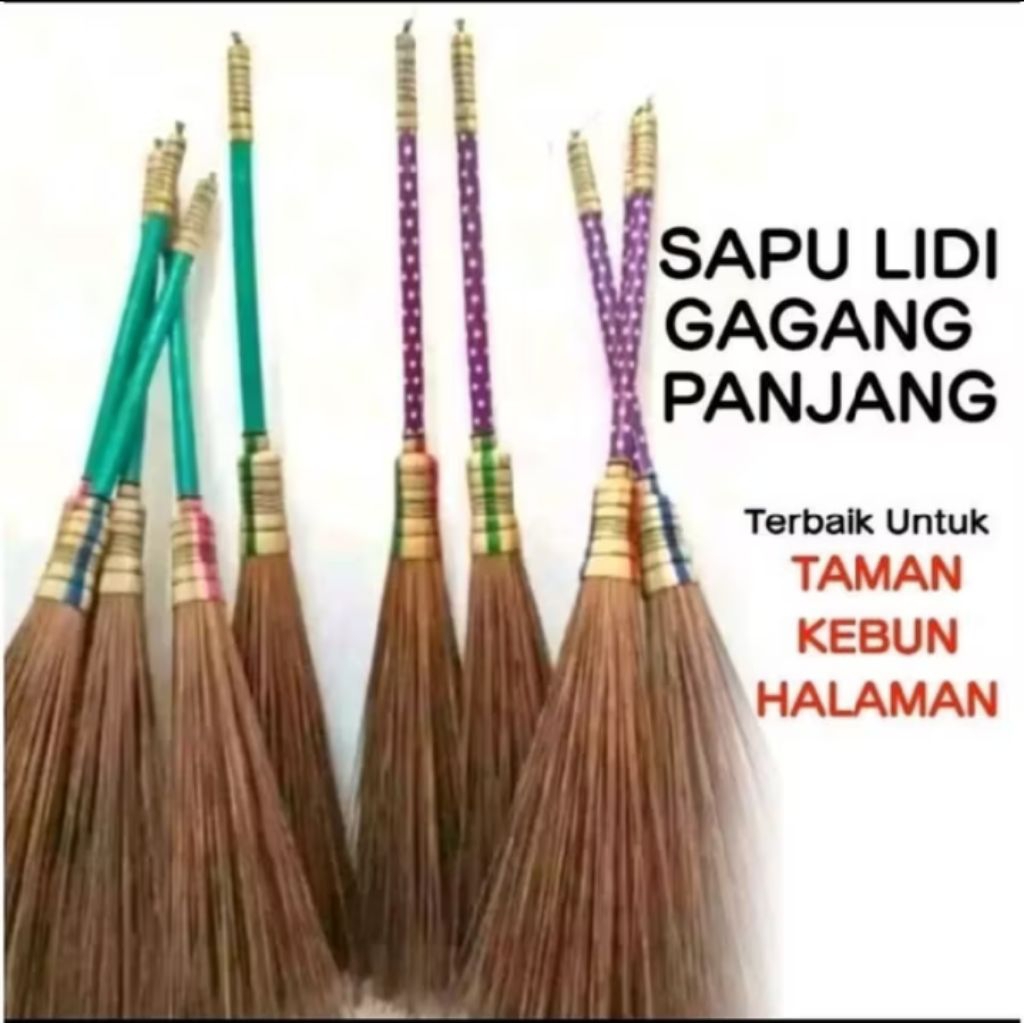 Sapu Lidi Gagang Panjang/ Sapu Lidi Taman Halaman