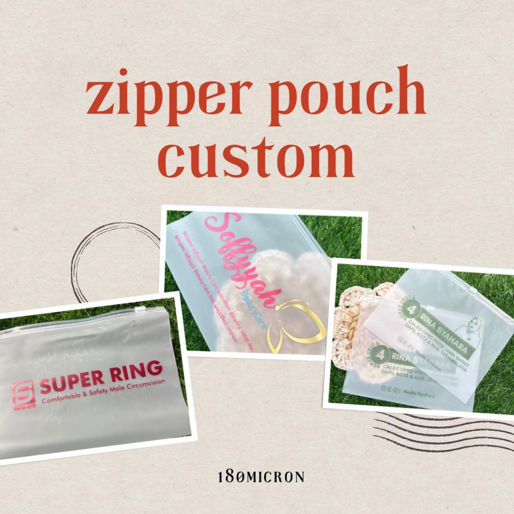 

ziplock pouch custum | kemasan hijab