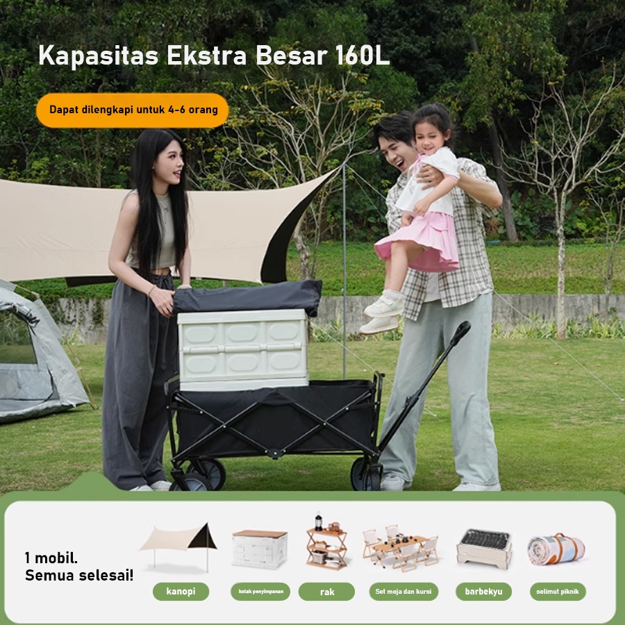 MTG-troli lipat portable/gerobak lipat portable jualan/gerobak troli/troli lipat/ lipat serbaguna