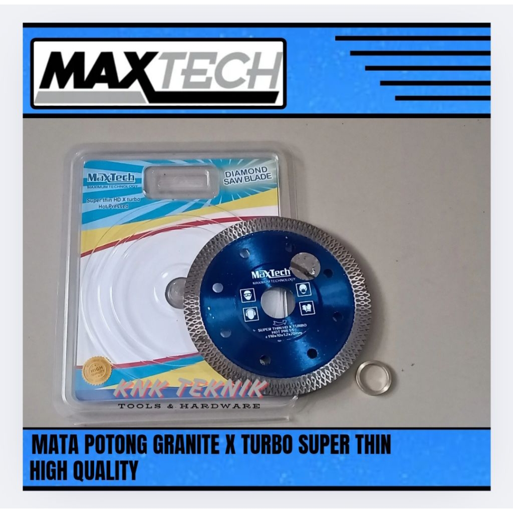 Mata Potong Granite Keramik X-Turbo Super Thin Mata Gerinda Potong Granite Keramik Maxtech Biru