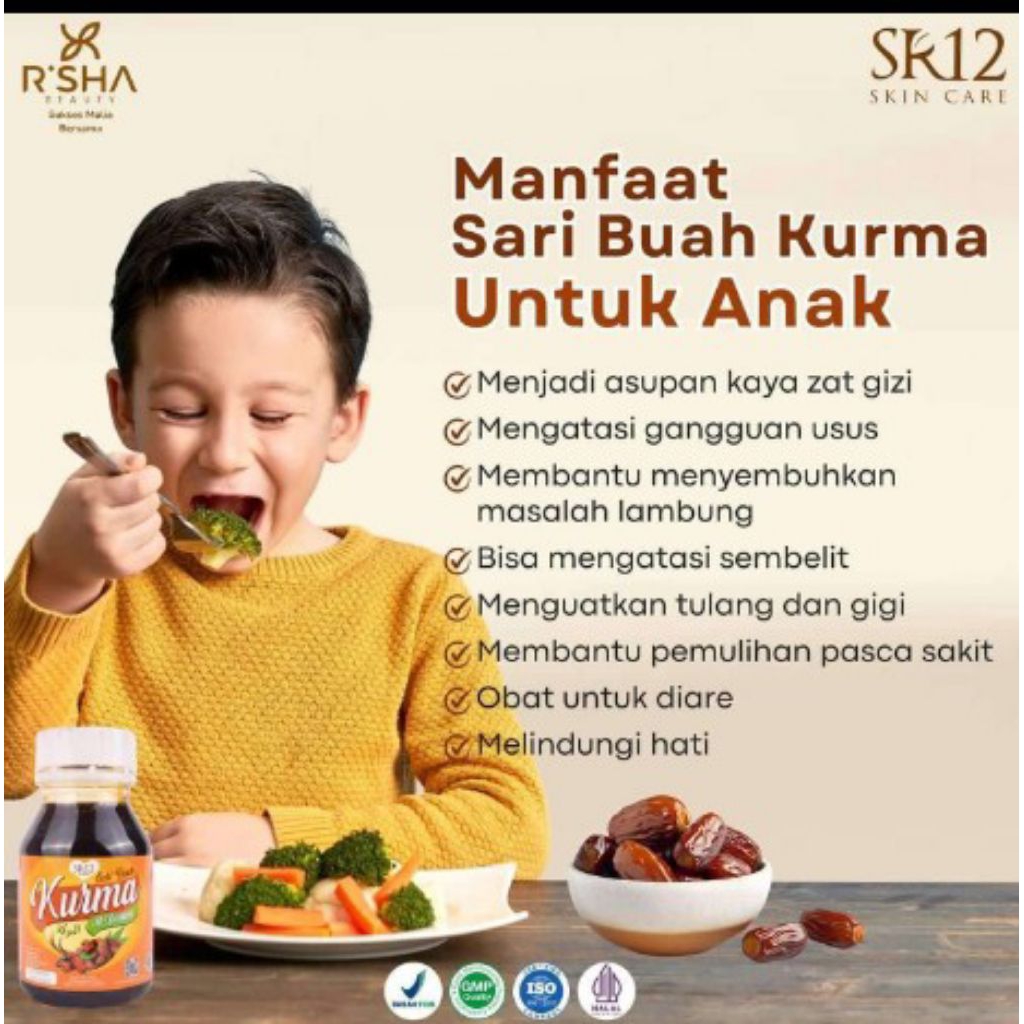 

SR12 Sari Buah Kurma 350gr Meningkatkan Stamina Tubuh Membantu Mengatasi Dan Mencegah Anemia Herbal Aman BPOM S89
