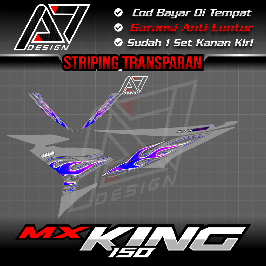striping transparan mx king striping api yz15zr jupiter mx king 150
