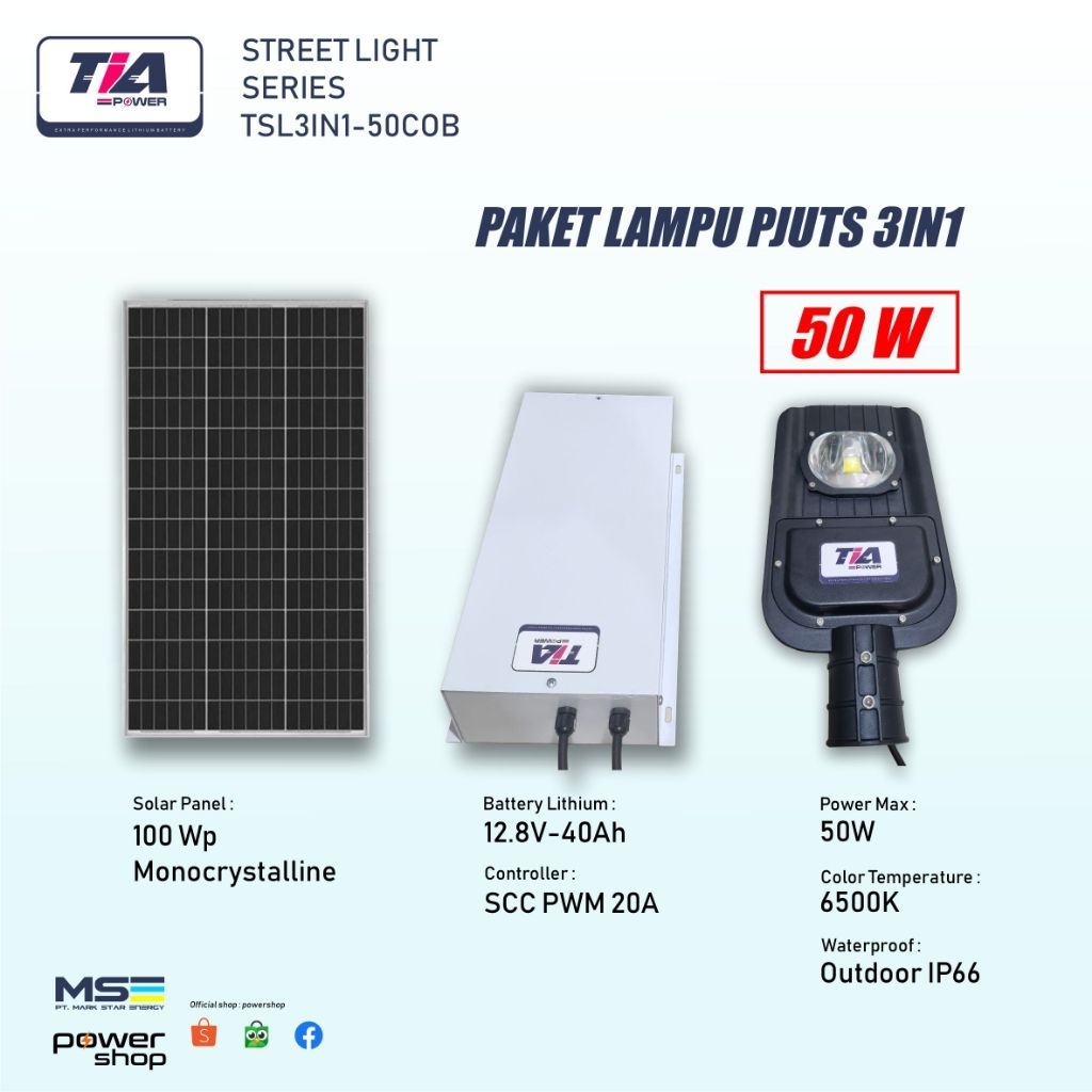 Lampu PJU Tenaga Surya
