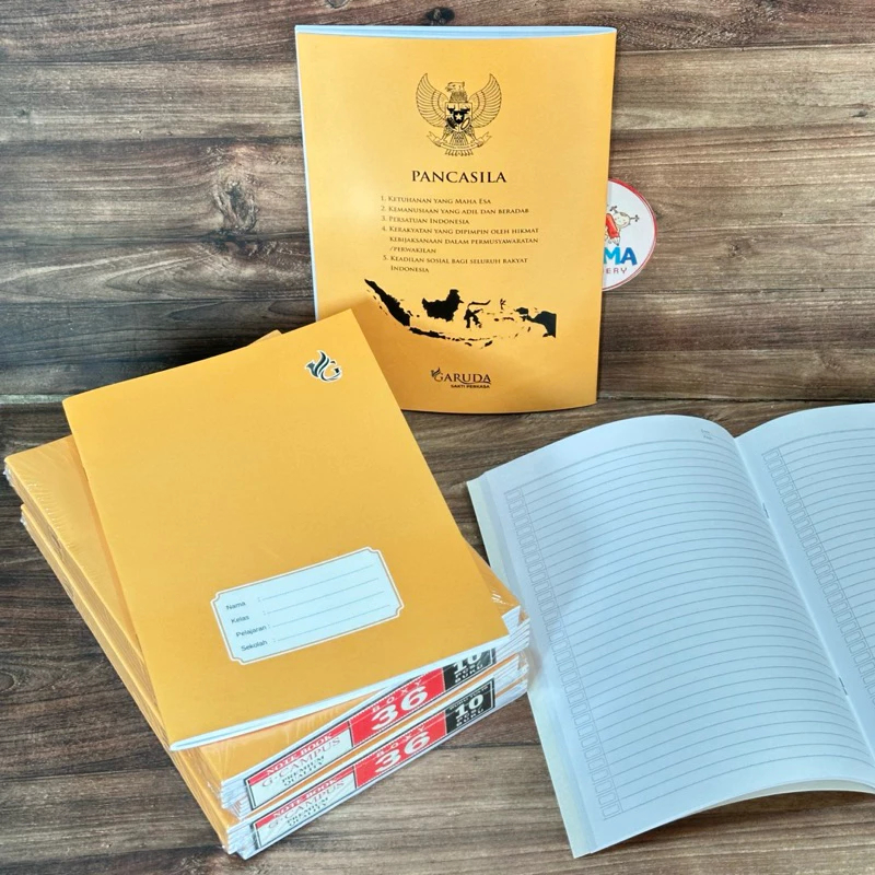 

Buku Tulis Kraft G Campus isi 36 Lembar 10 Buku / Buku Tulis Sampul Cokelat Buku Tulis Cover Coklat