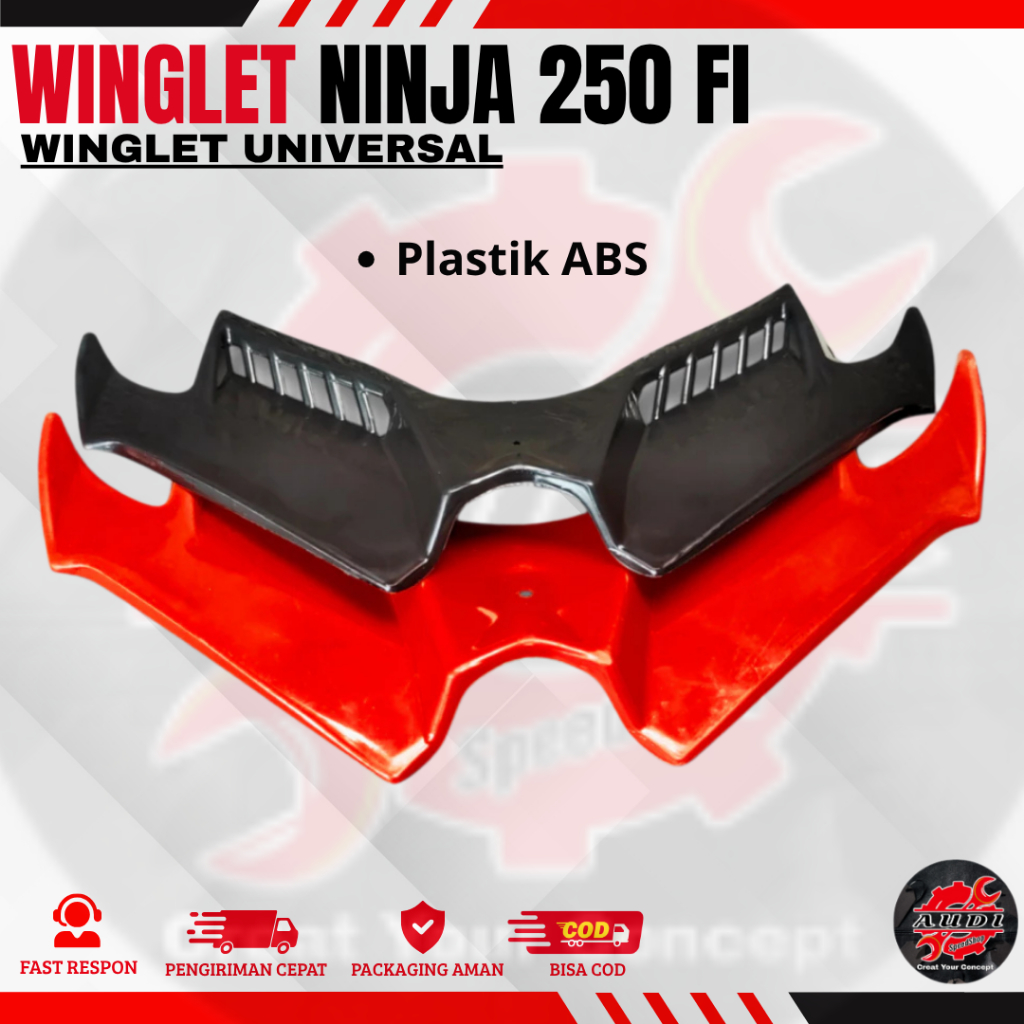 WINGLET UNIVERSAL WINGLET VARIO WINGLET R15 WINGLET VIXION WINGLET CBR WINGLET NINJA WINGLET SUPRA G