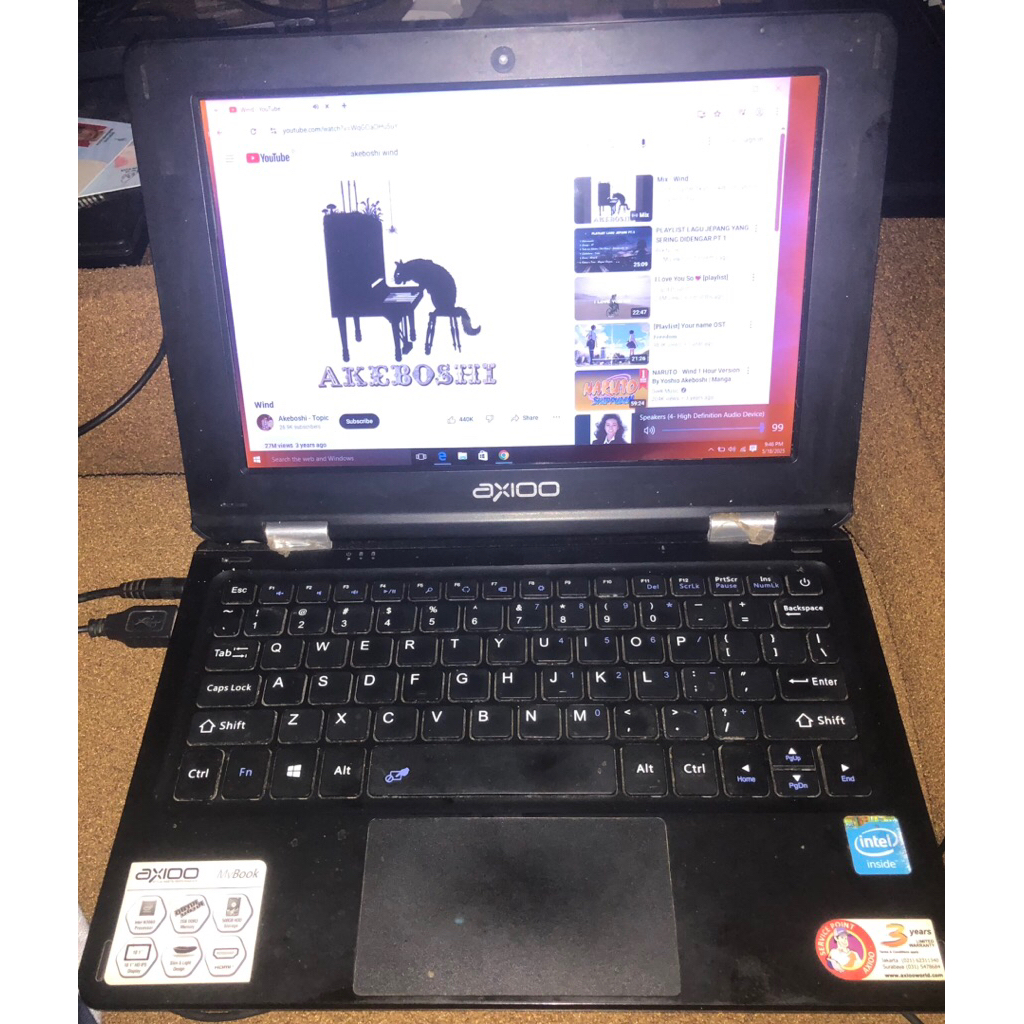 netbook axioo mybook