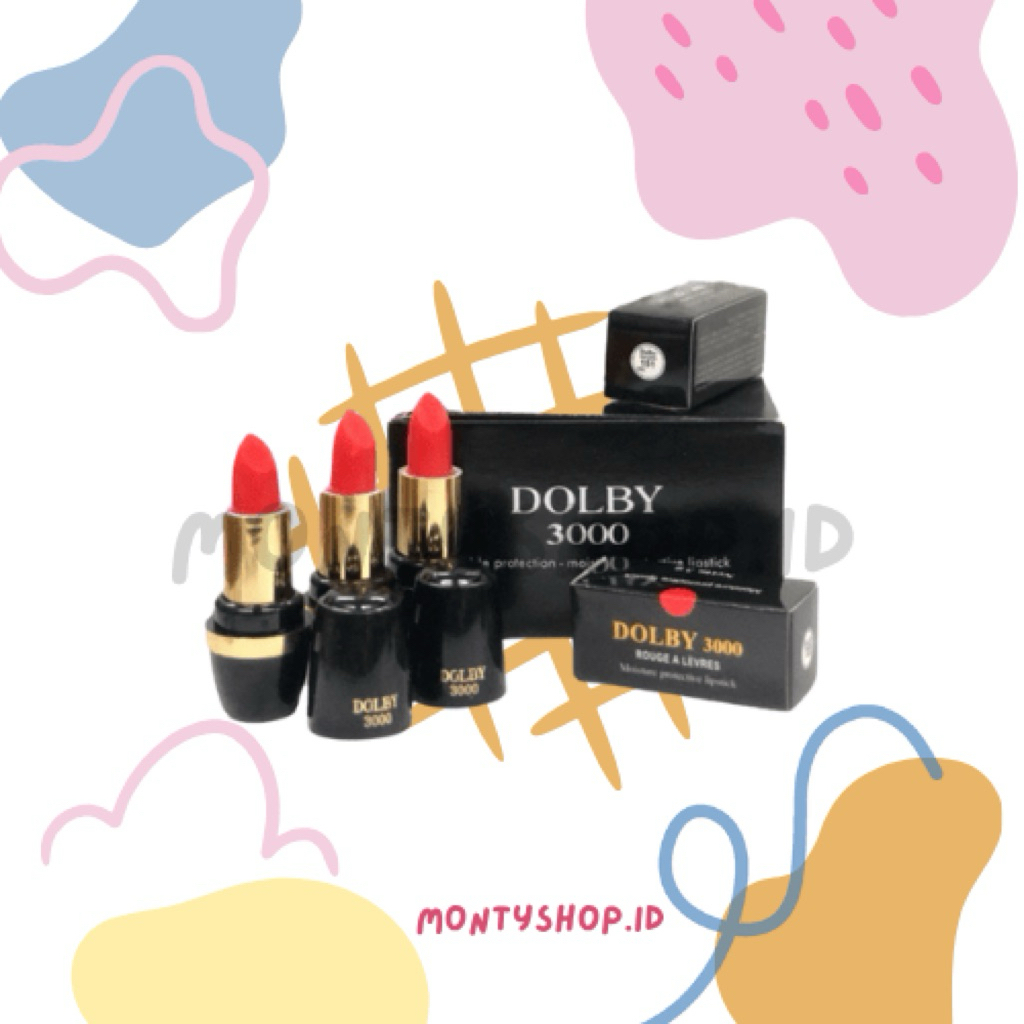 Lipstik Dolby 3000 Kode 151 Hasil Matte Waterproof Tahan Air