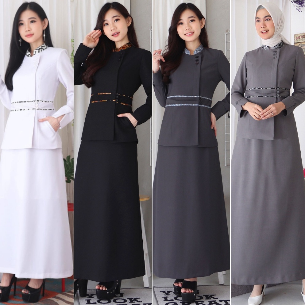 KODE K25K Blazer Wanita  Seragam PNS  Baju Dinas Pemda  Baju PNS Wanita  Baju ASN  Baju Guru Wanita 