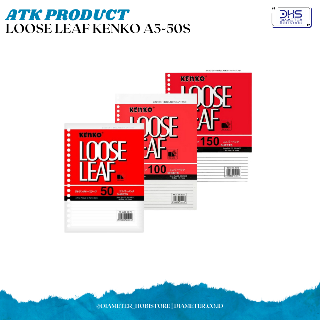 

Kertas Loose Leaf A5/B5 Kenko