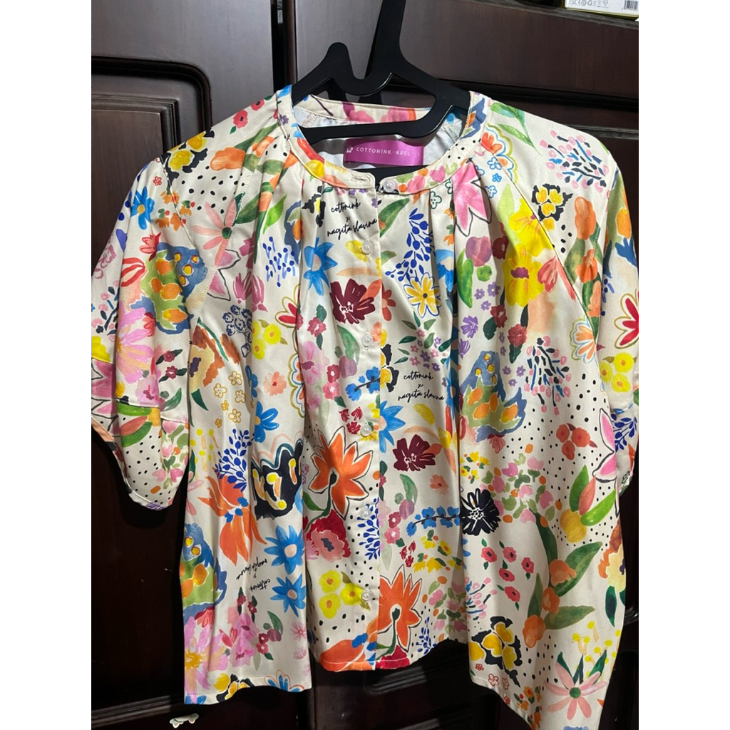 Blouse Cottonink x Nagita Slavina - Preloved