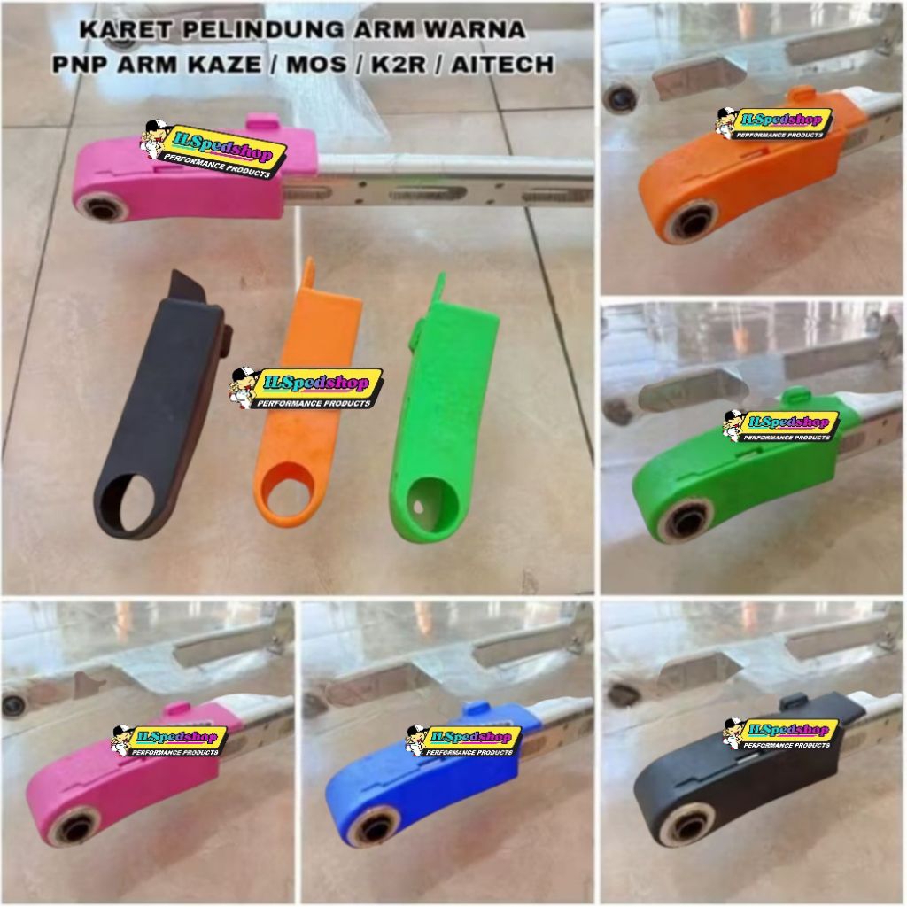 Karet pelindung swing arm warna pnp arm kaze /k2r kawahara / aitech / mos / karet arm warna