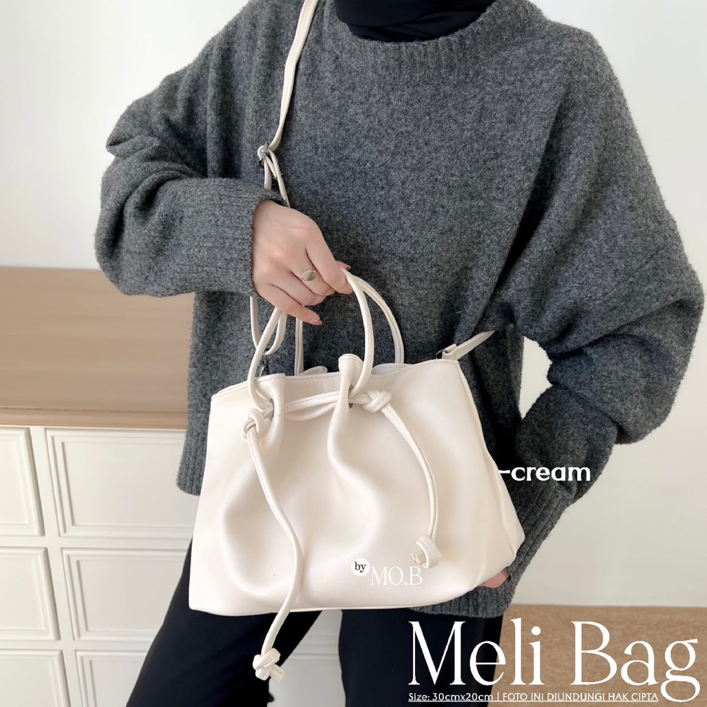 MELI TAS WANITA SLINGBAG TAS TENTENG POLOS