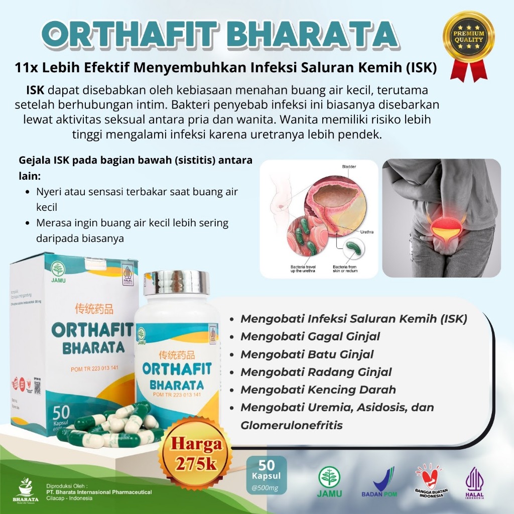 OBAT HERBAL ORTHAFIT BHARATA ORIGINAL