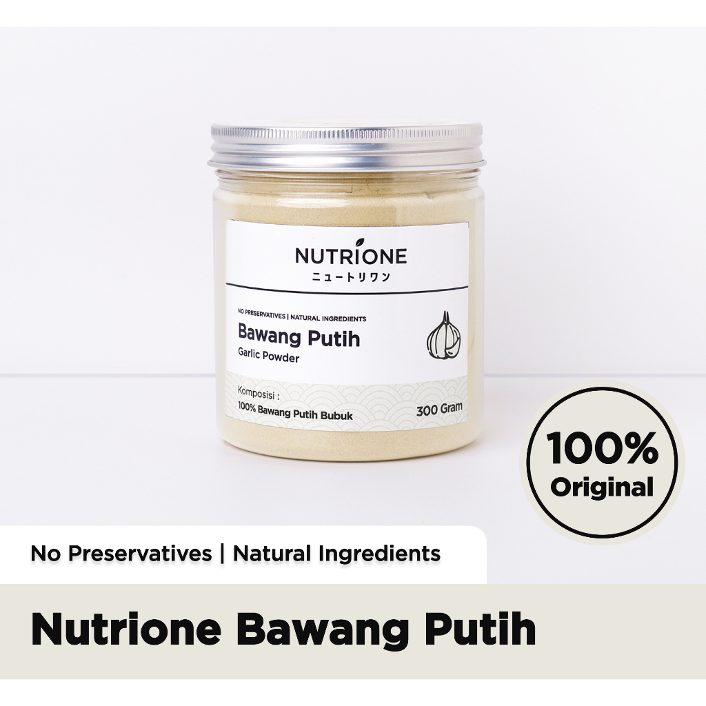 

Bawang Putih Bubuk / Garlic Powder Premium Nutrione
