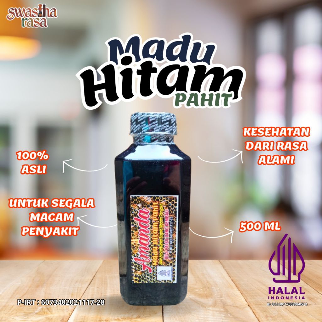 

Amanda Madu Hitam Pahit 100% Asli Tanpa Campuran 500 ml Untuk Mengatasi Diabetes