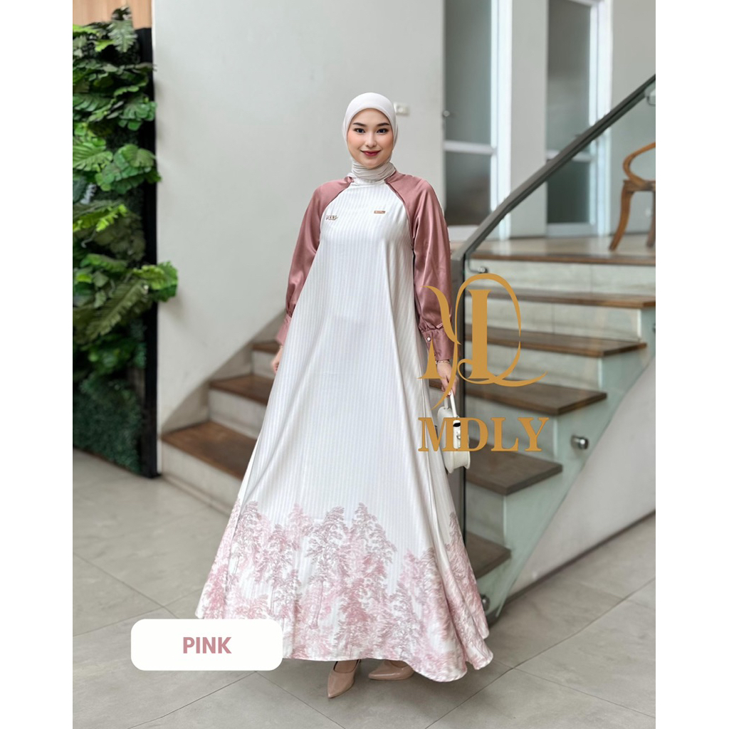 SYANA STRIPES DRESS MDLY | QAMERA DRESS VOL 2 MDLY | DRESS PRINTING MDLY | DRESS EDISI LEBARAN | DRE