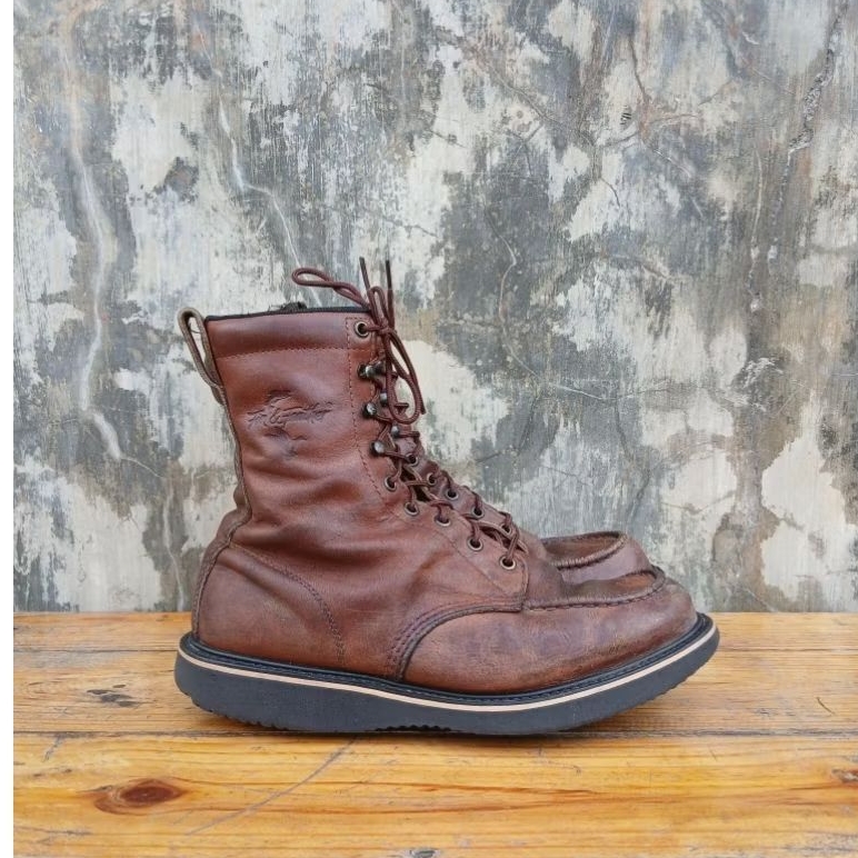 sepatu boot fin & feather not redwing 214 thorogood
