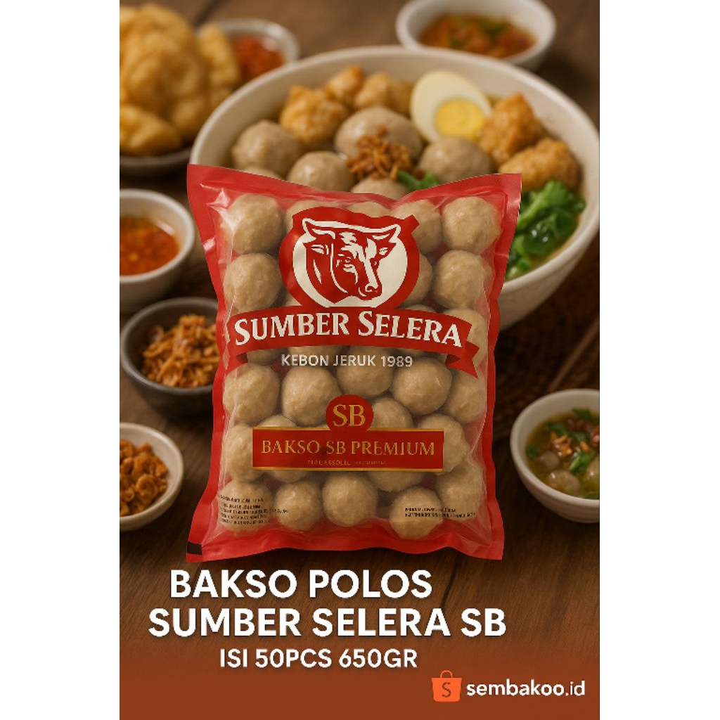 

Sumber Selera SB Bakso Polos 680GR Isi 50 – Bakso Sapi Halal Enak & Kenyal | Frozen Food Shopee