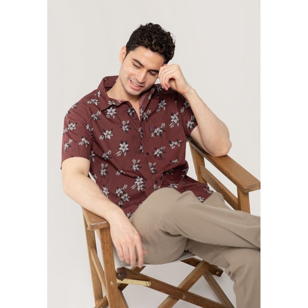 Kemeja Greenlight Leengan Pendek Original