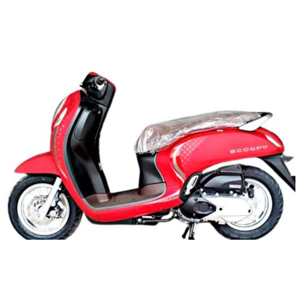 Sticker Striping Scoopy Stylish 2023 Merah / Lis Body Scoopy Stylish 2023 Merah
