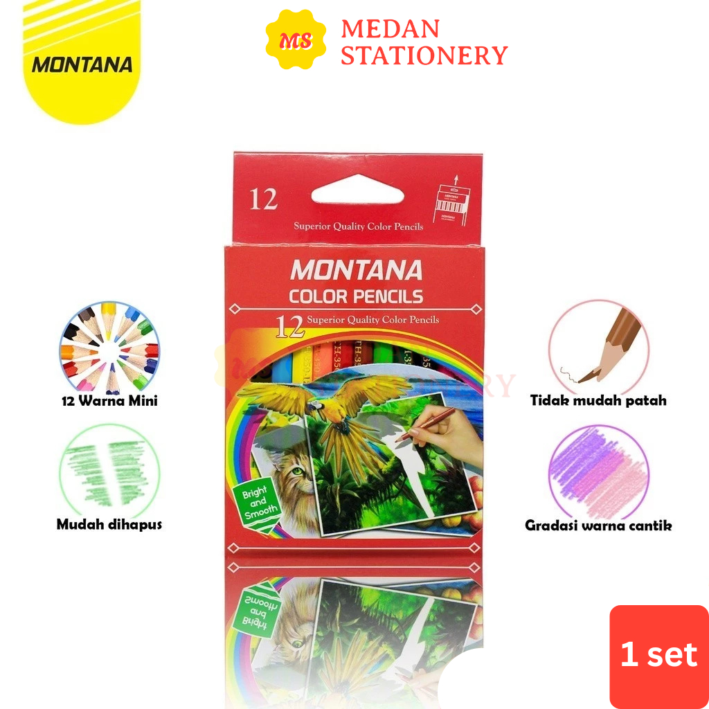 

PENSIL WARNA PENDEK MONTANA KELIR KAYU 12 WARNA TERMURAH