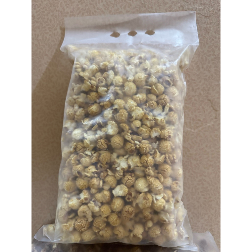 

Popcorn homemade 3 varian : asin, caramel & coklat