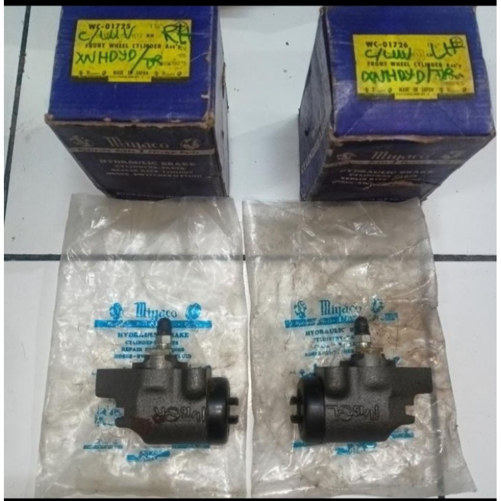 wheel cylinder blok block master rem bawah depan kanan atau kiri chevrolet luv kbd25 kbd 25 miyaco j