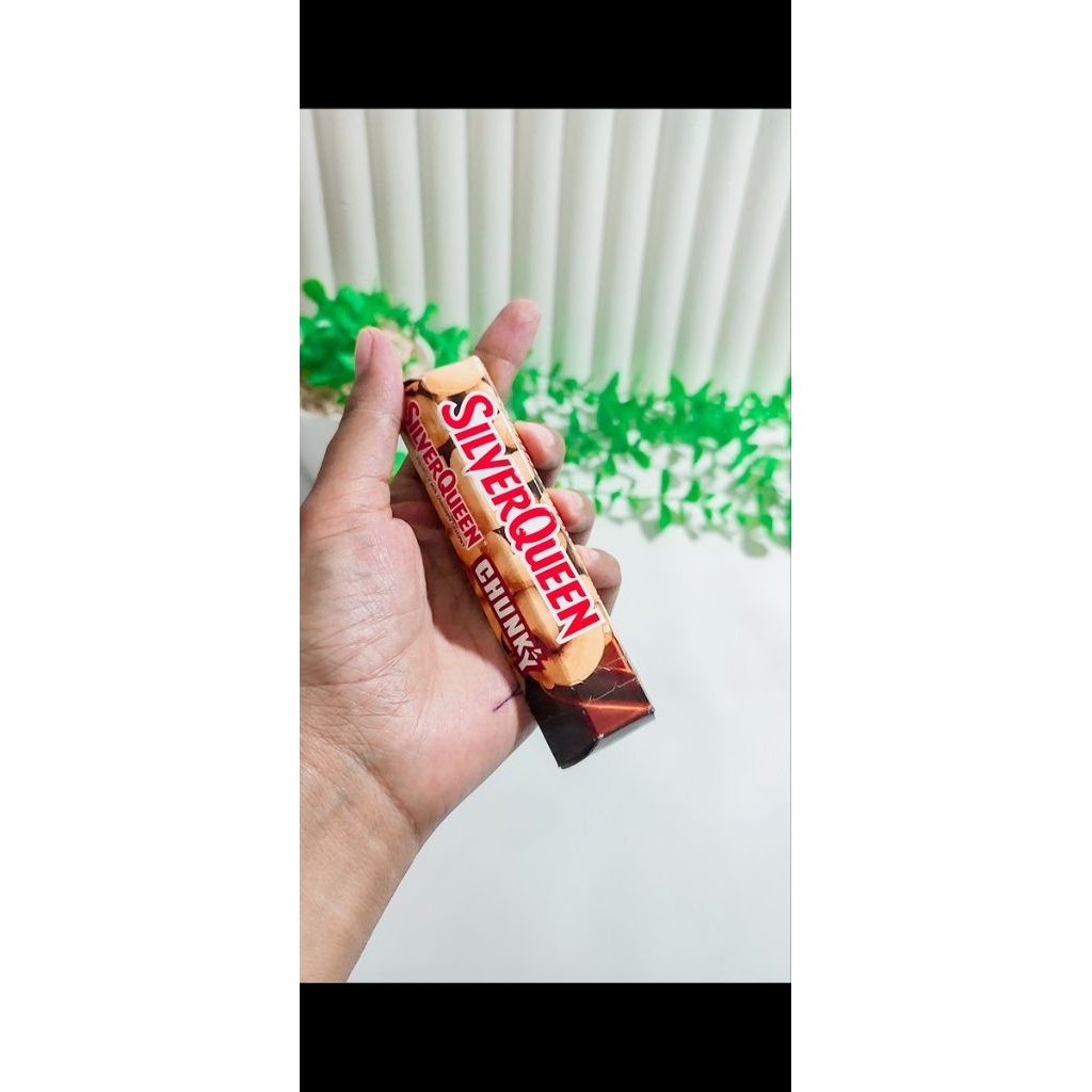 

Silver queen chunky bar mini 26gram coklat murah