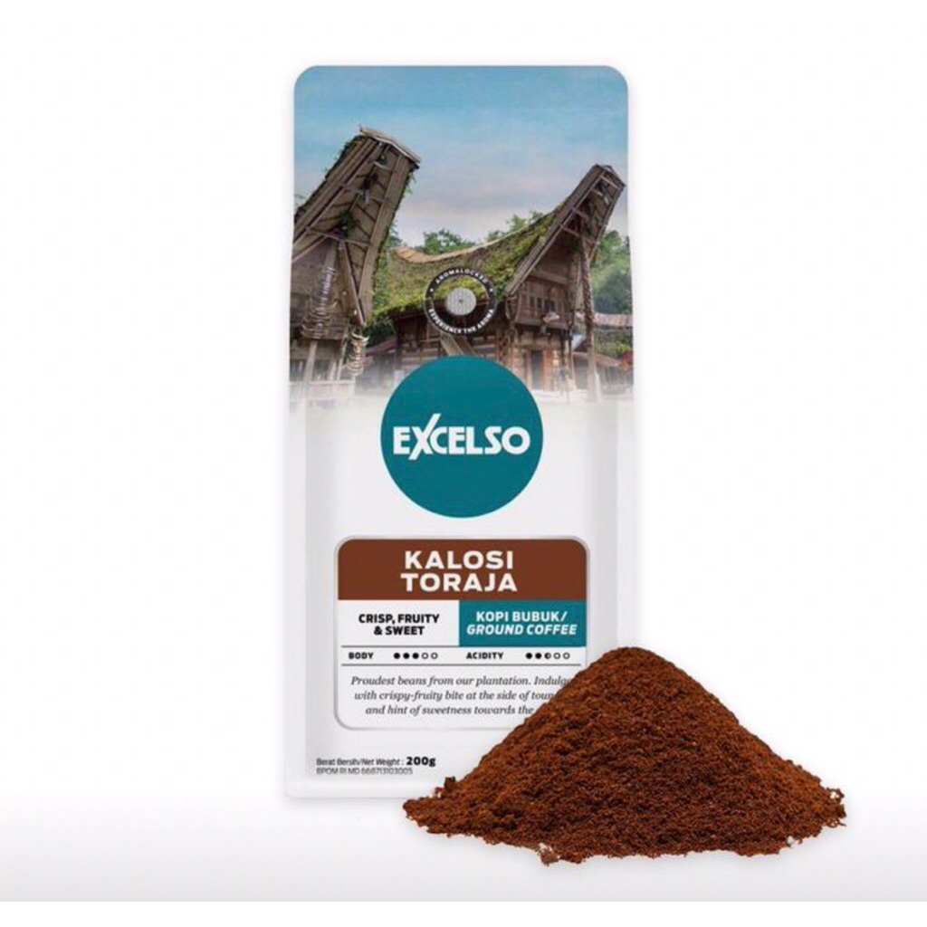 

KOPI BUBUK EXCELSO KALOSI TORAJA- kopi Bubuk Excelso
