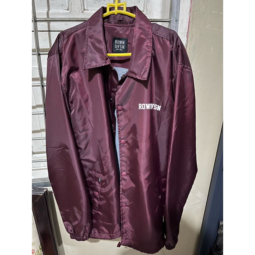 Rown Division Coach jacket maroon