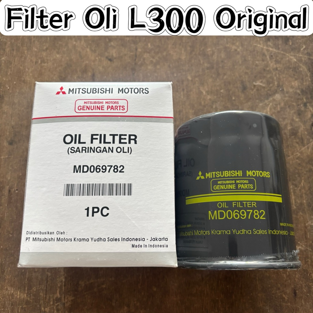 filer oli L300 Diesel original MD069782 / saringan filter oli L300 asli / oil filter l300 original /