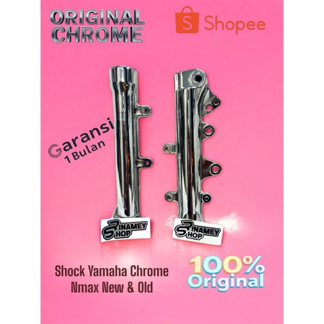 Shock Chrome Yamaha Nmax New & Old Original