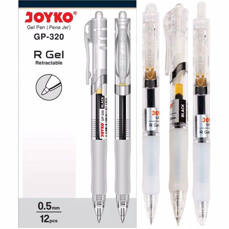 

Miliki Pulpen Gel Joyko Gp32 R Gel 5mm 1pak12pcs