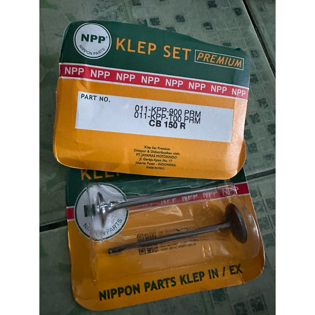 KLEP SET KLEP IN EX CB 150 OLD CBR 150 OLD KODE KPP